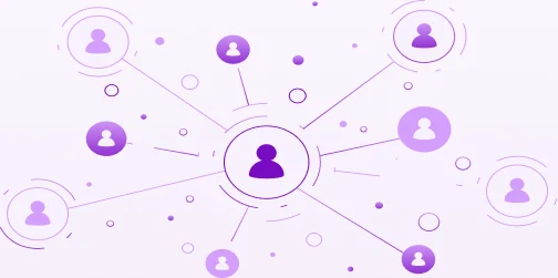 Network of connected creator and partner profiles